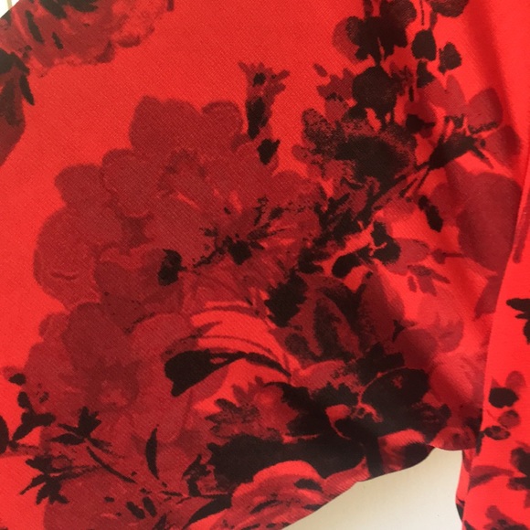 Ruched Venus stretch dress NWOT poppy red - Picture 4 of 8